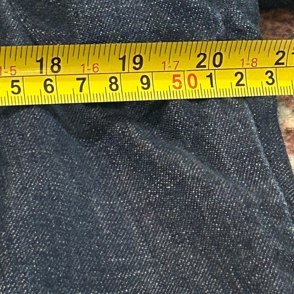 Tommy Hilfiger Dark Blue Jean Jacket with Plaid Accents - Picture 14 of 15